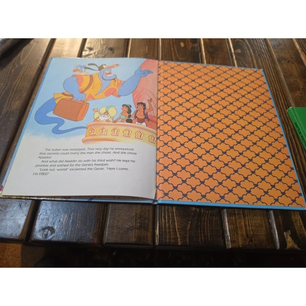 Disney's Aladdin Big Golden Book Hardcover 1992